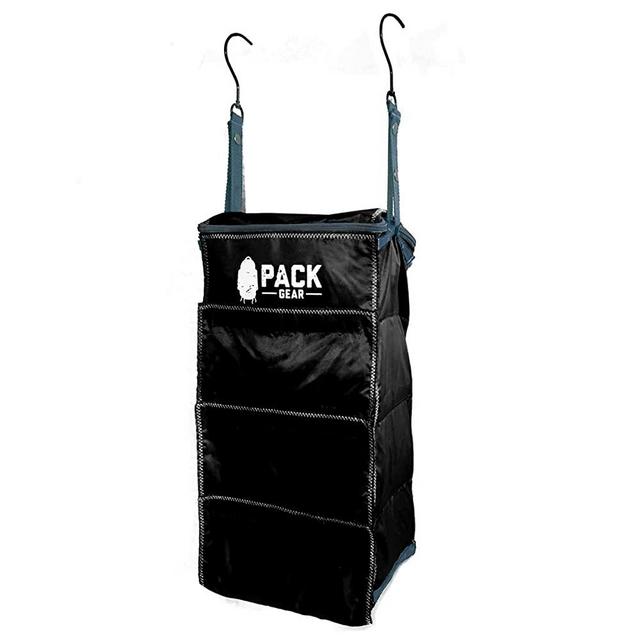Pack Gear Suitcase Organizer - Pack More In Your Suitcase Or Carry-On With These Hanging Packing Cubes For Travel - Unpack Instantly By Hanging This Black Luggage Shelf Organizer In The Closet