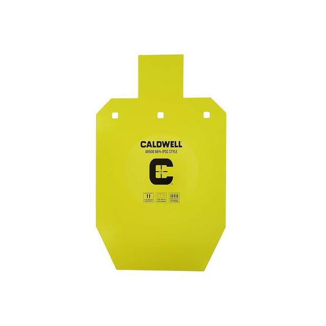 Caldwell High Caliber AR500 Steel Targets 3/8 Inch Thickness, Rifle Rated for Precision Shooting and Target Practice with Hanging Options (Sold Separately)