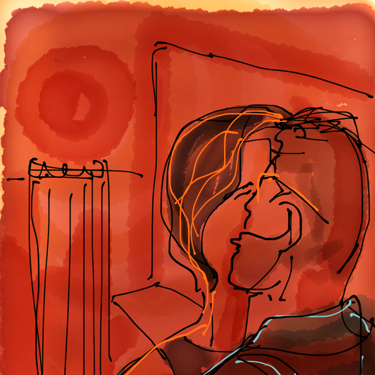 Our first kiss, illustrated by Matt