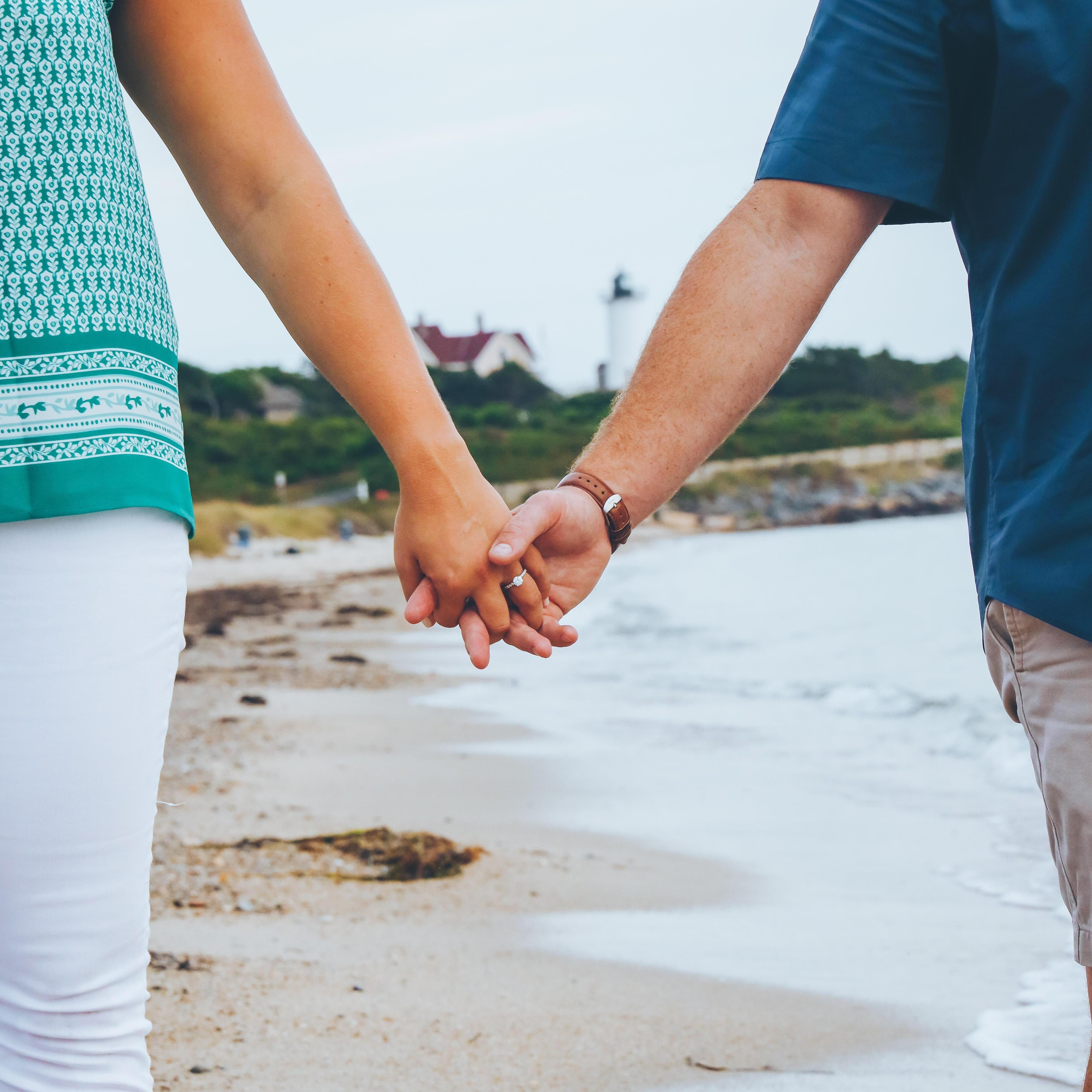 Engagement Pictures - Nobska Beach, August 2020