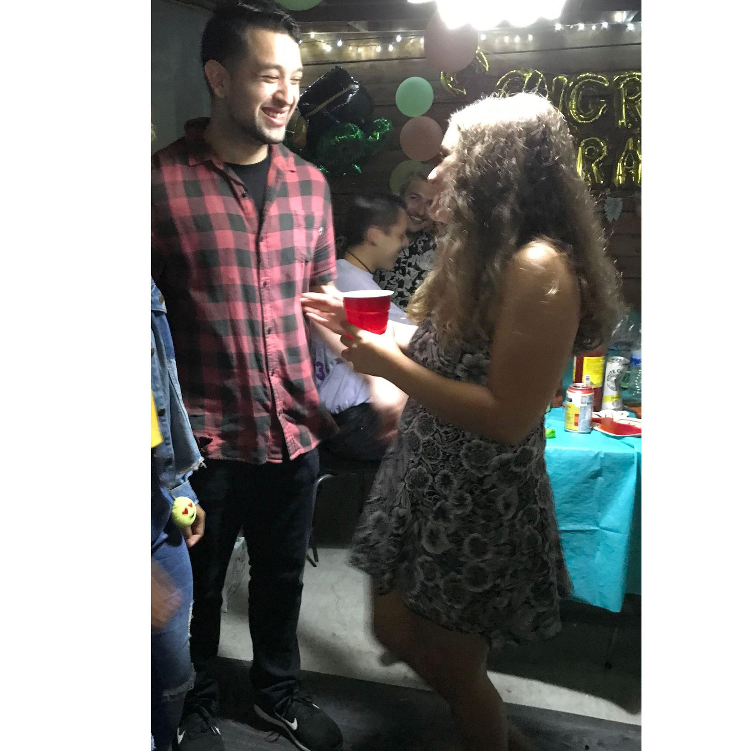 Andrew and Ana first photo together on May 2020.