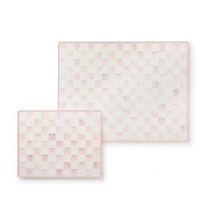 Check Glass Cutting Board, Set of 2