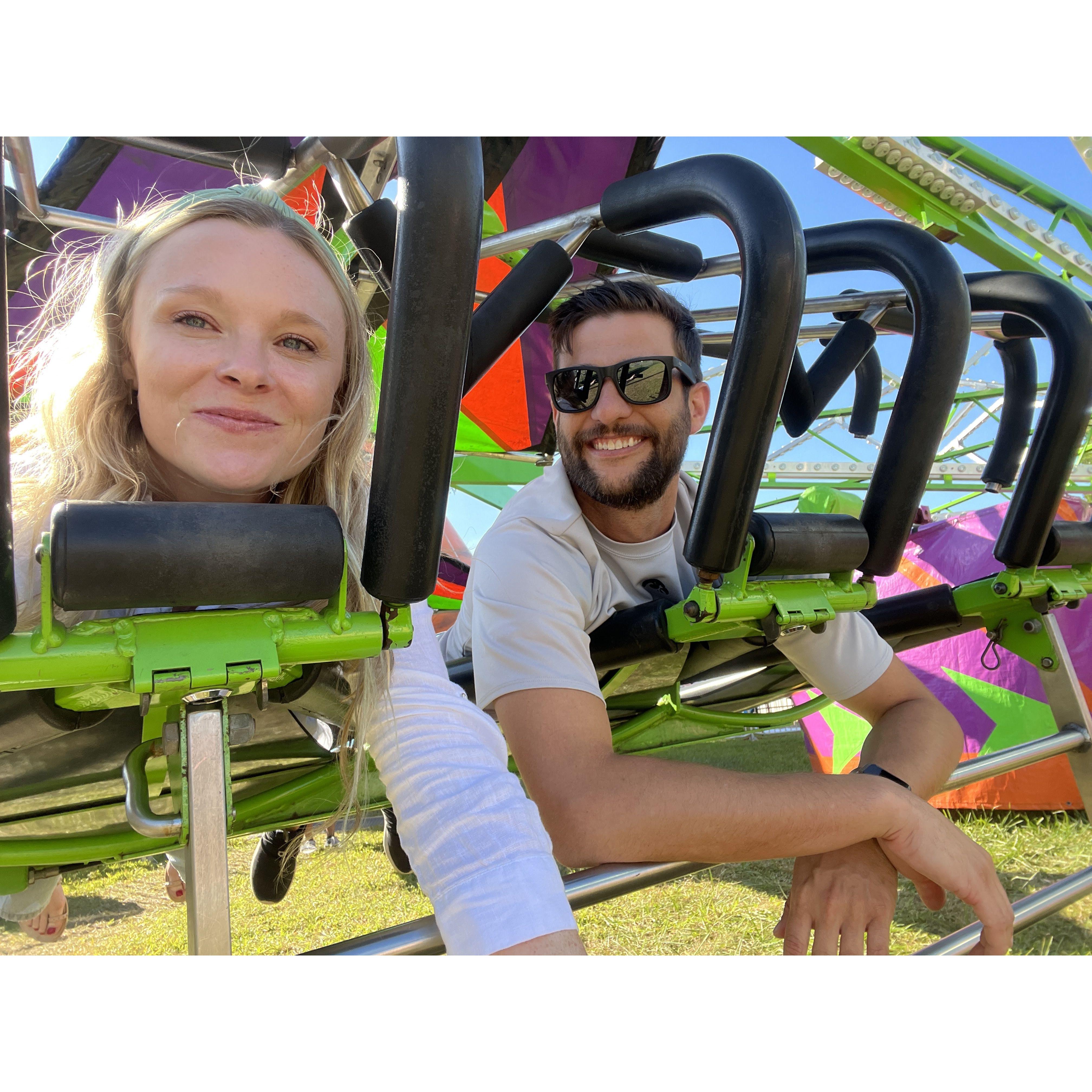 First of many carnival rides