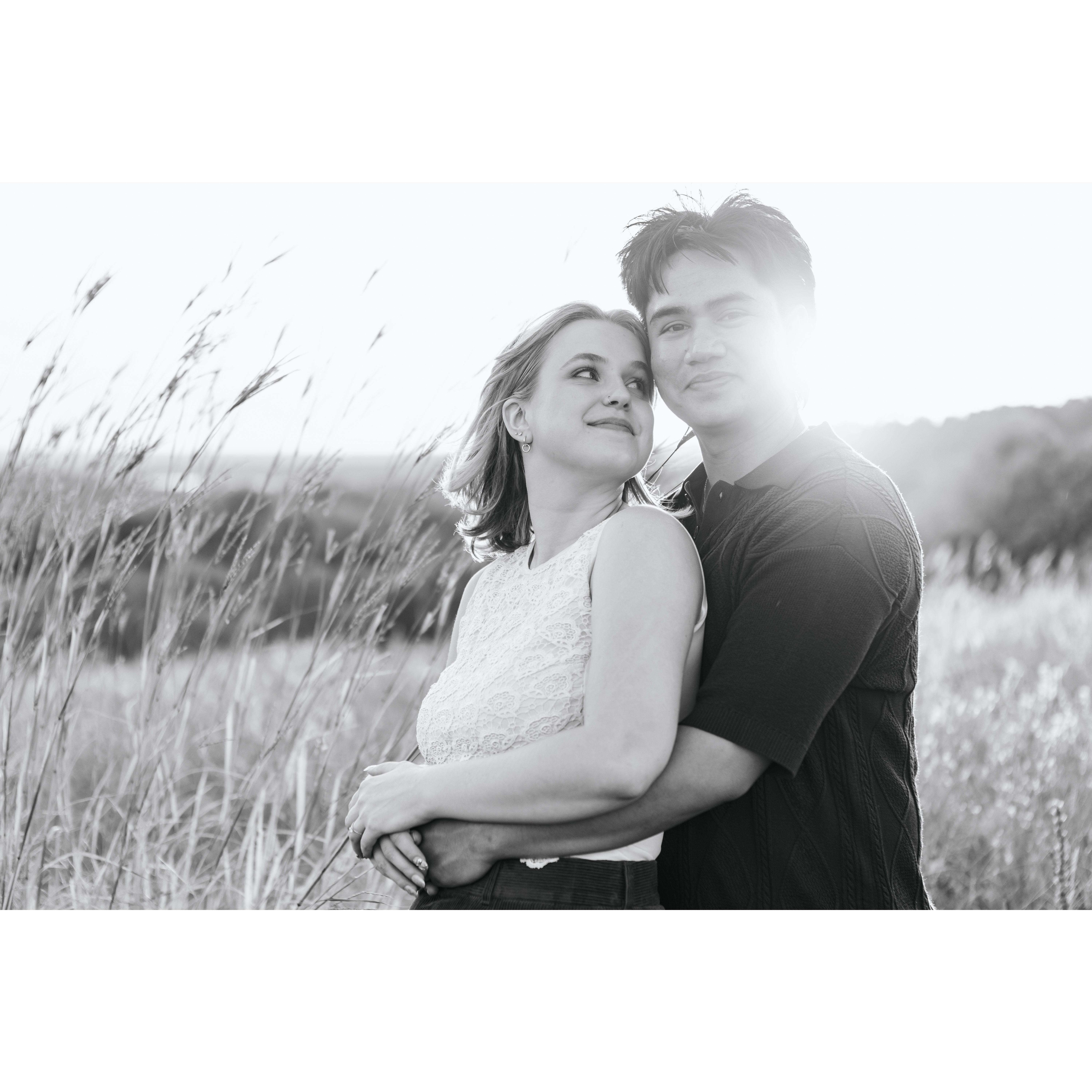 A favorite from our engagement photos, taken by Emma's dad