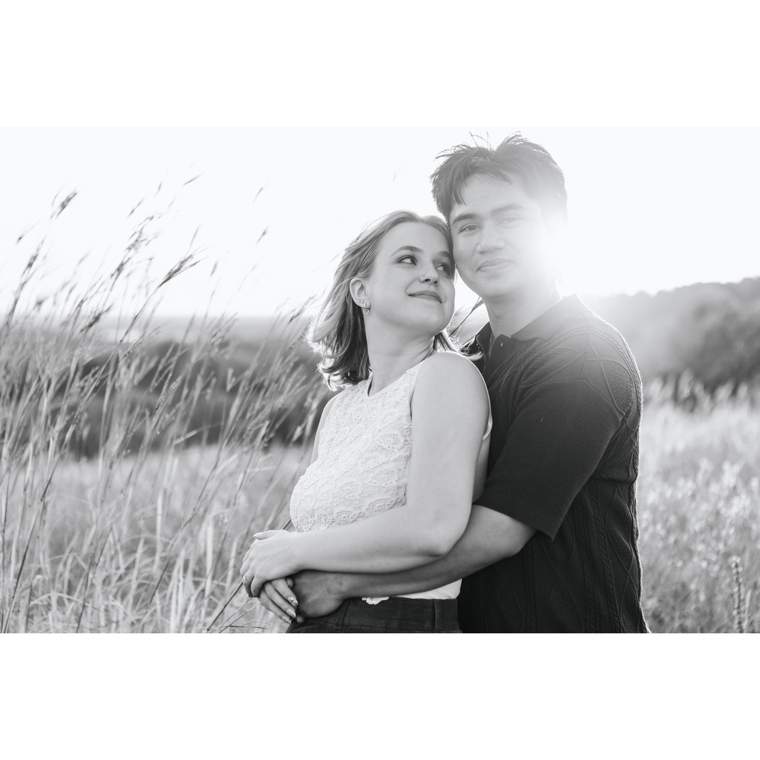 A favorite from our engagement photos, taken by Emma's dad