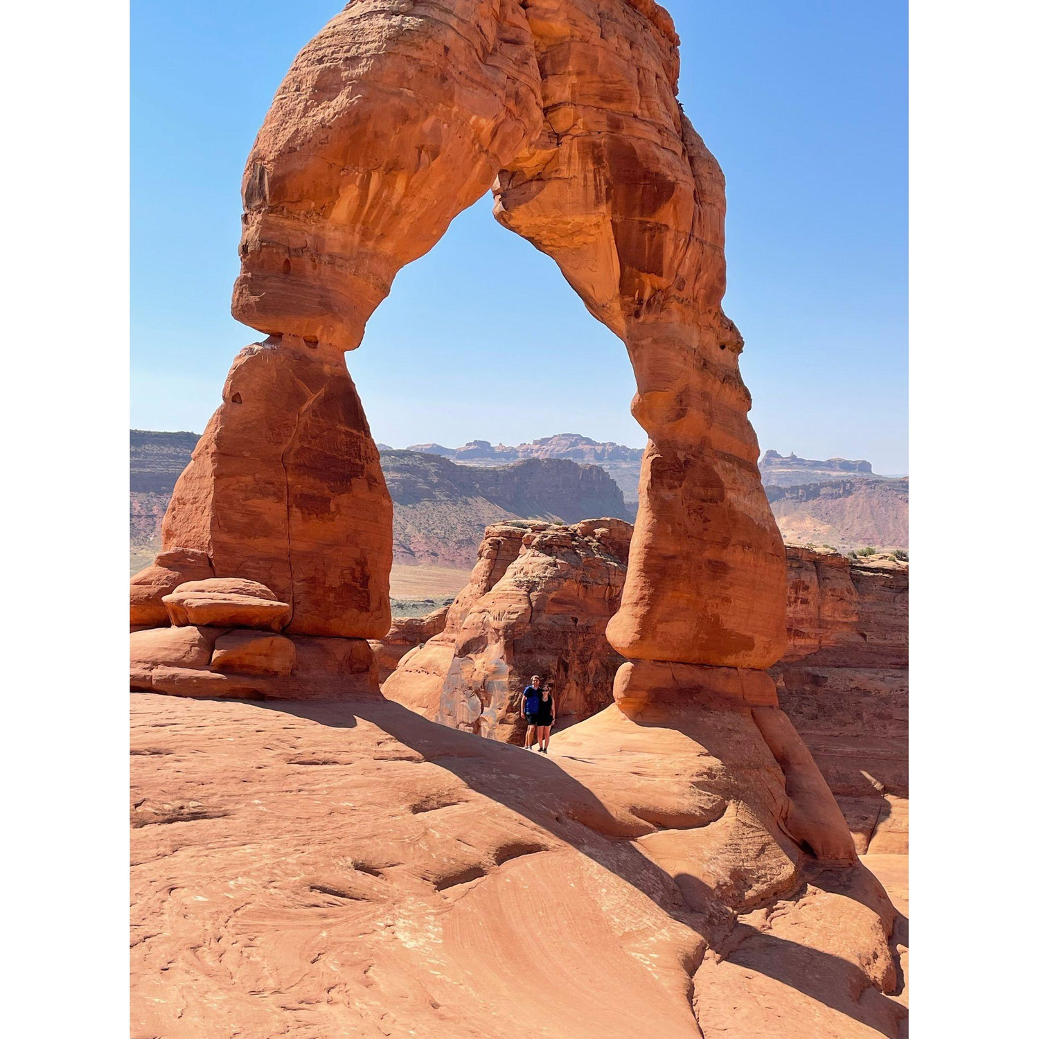 September 9, 2022 - Zoomed out Delicate Arch