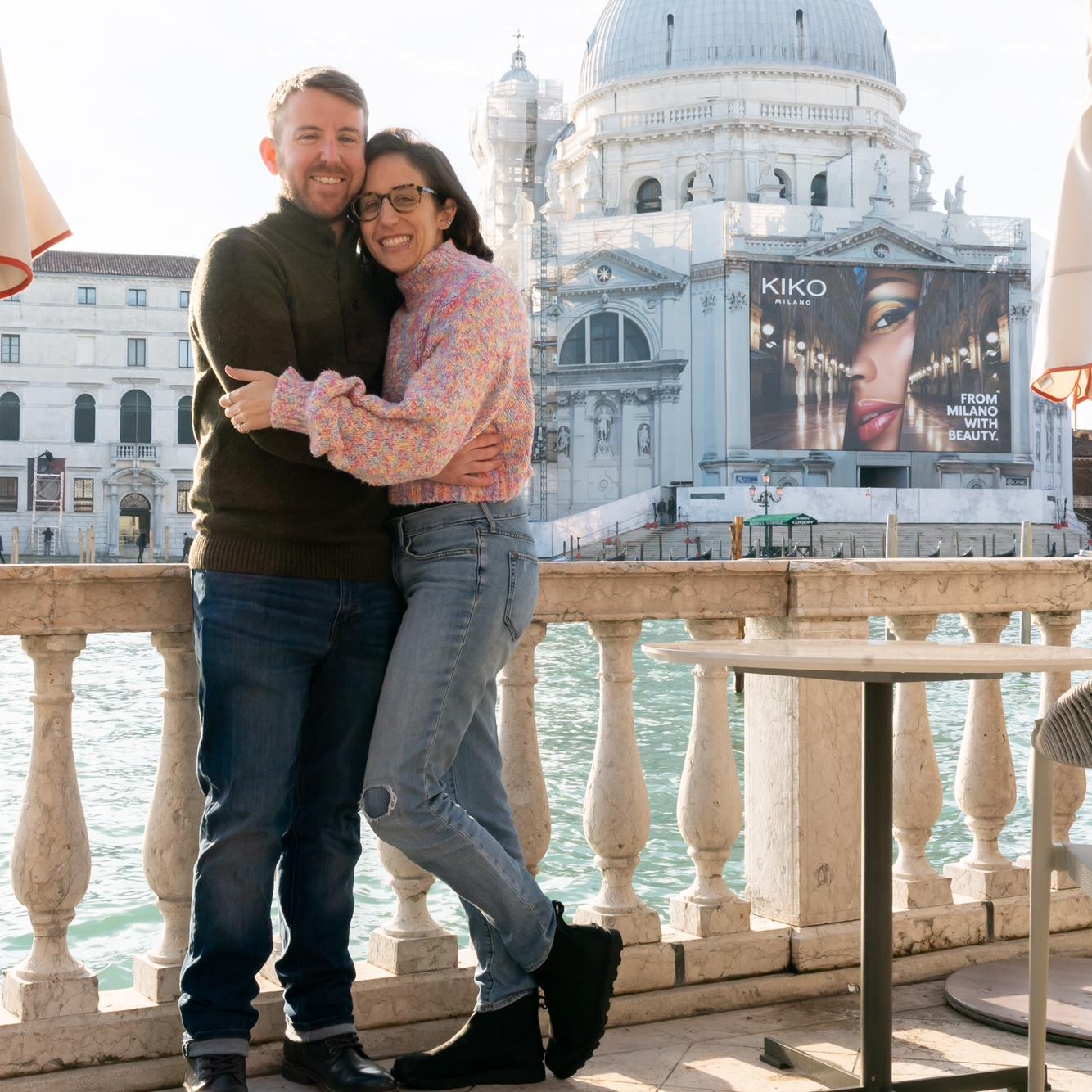 Our Venetian engagement photo shoot.
