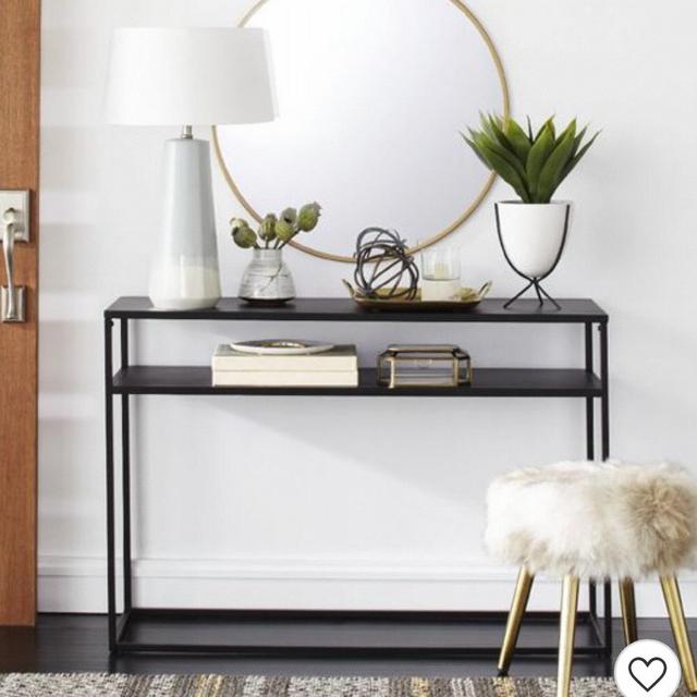 Glasgow Metal Console Table Black - Project 62™