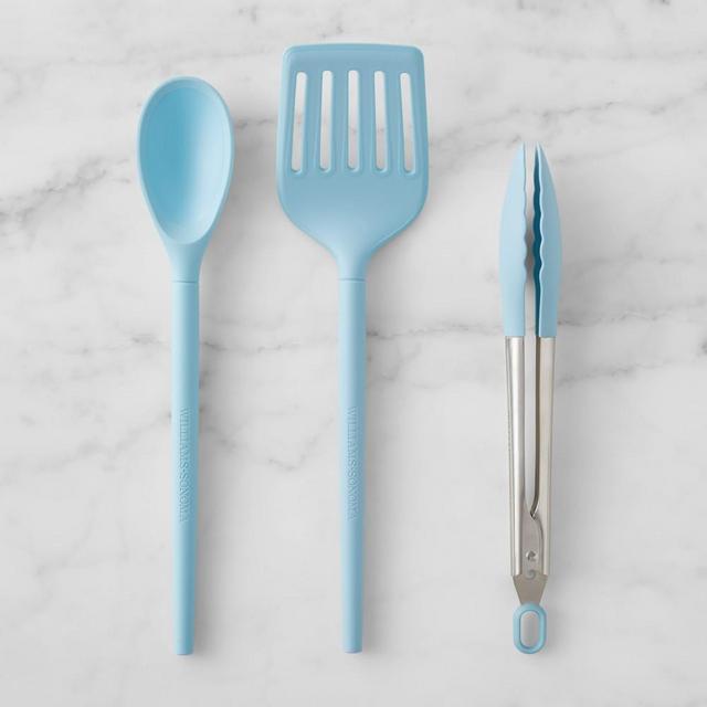 Silicone Utensil, Set of 3, Sky Blue