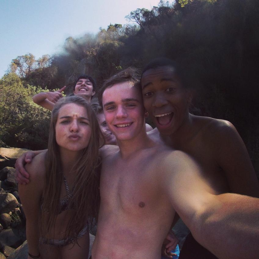 Grade 11 leadership camp - when we finally went from frenemies to good friends. ( ft Siya Nzimande - one of Migs groomsmen and one of our closest friends)