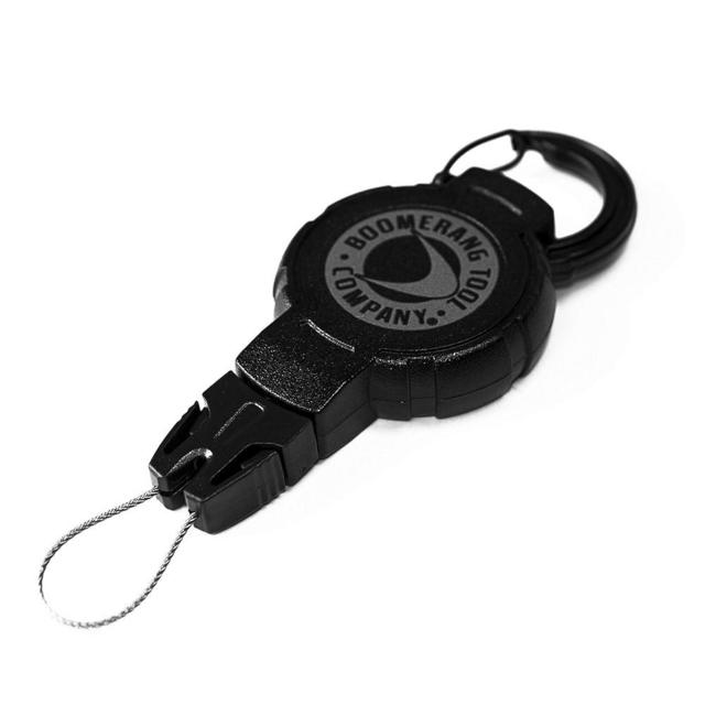 Boomerang Scuba Diving Retractable Gear Tethers with a Kevlar Cord and Universal End Fitting - Great for Scuba Diving Gauges, Flashlights, Cameras and More - Made in The USA
