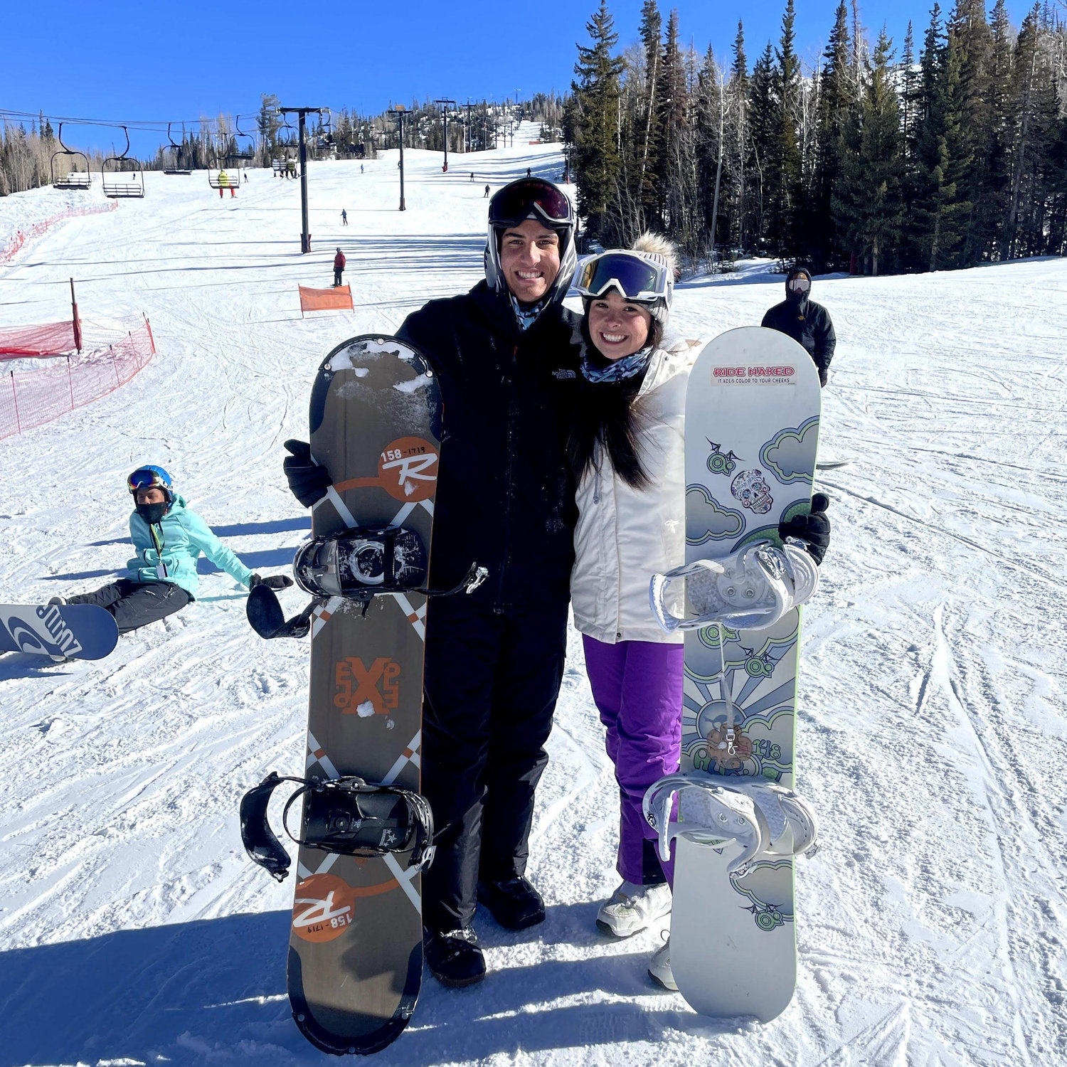 Our first time snowboarding together! 12.23.2020