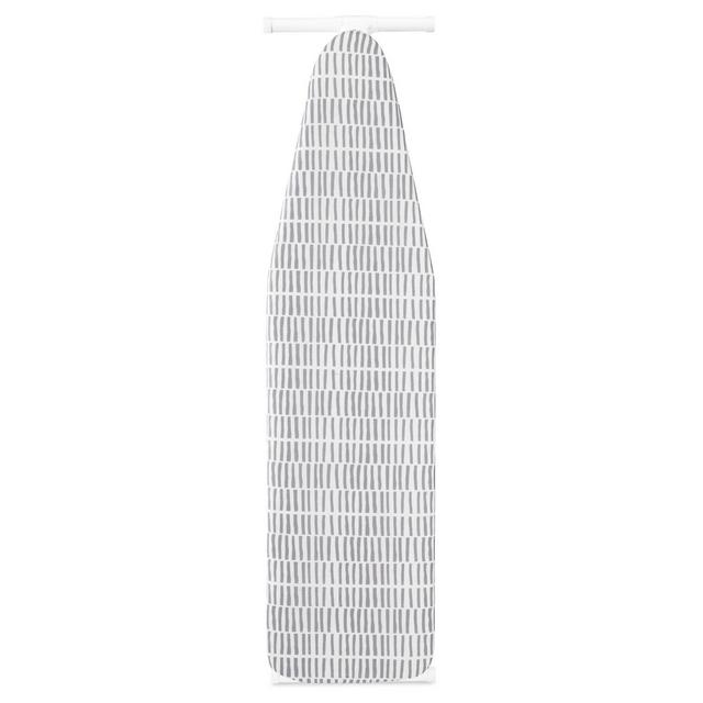 Simply Essential™ Stripe and Sticks Ironing Board Cover in Grey/White