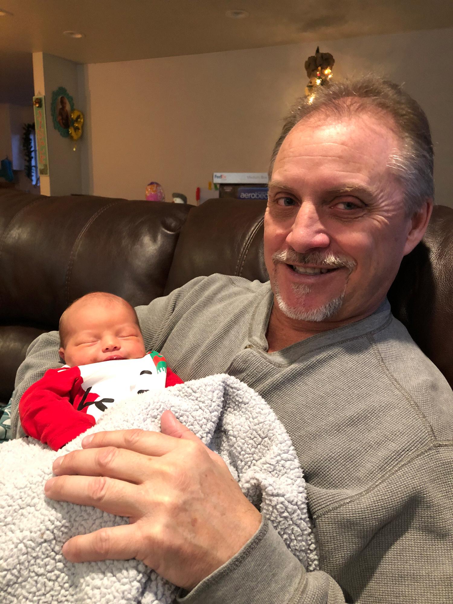 Baby Brooke and Grandpa 12/22/2019