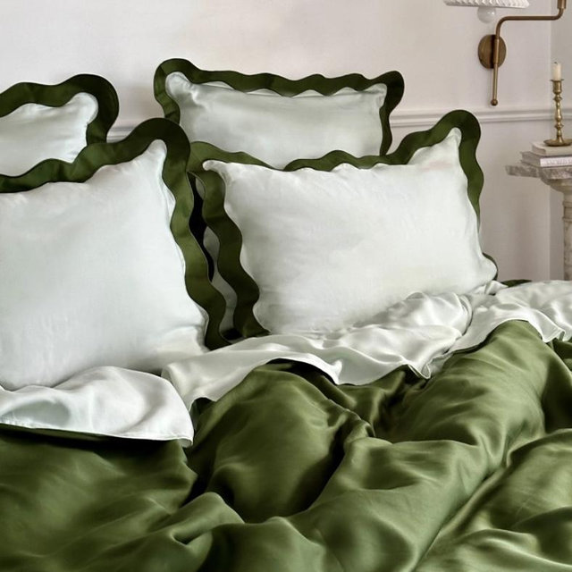Eucalypso Silky Pillowcase Set (2) Soft Beige / King Pillowcases
