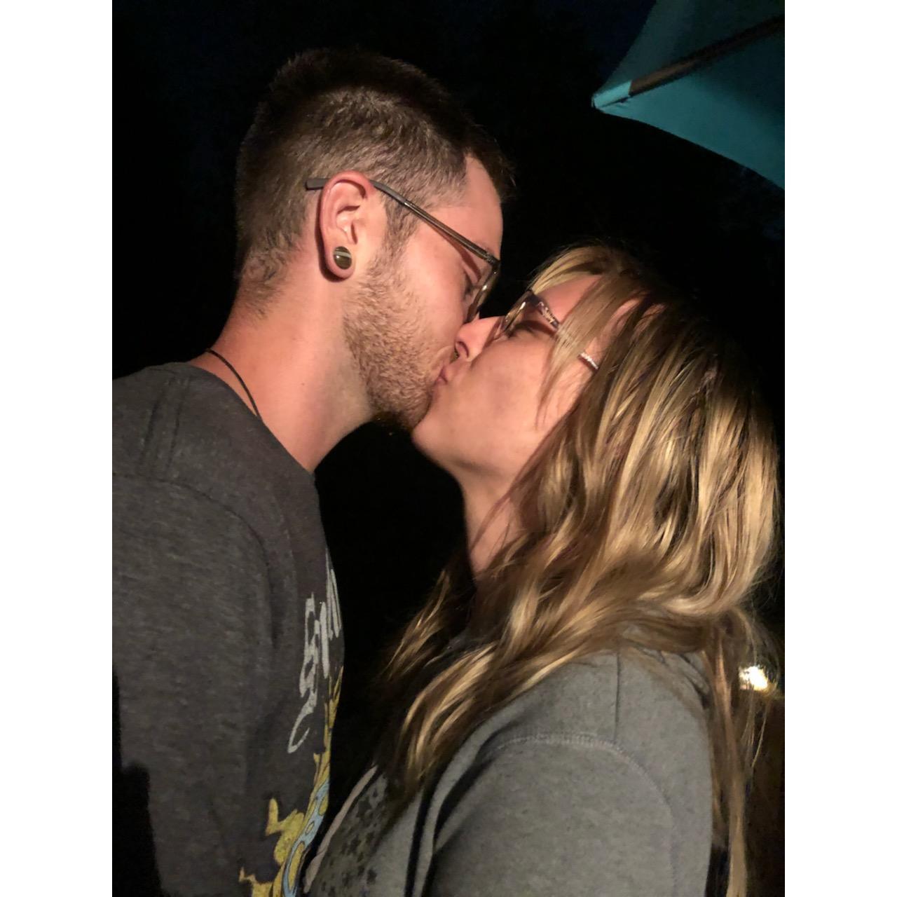 This was a candid photo taken by Erika's friend, Kaitlyn.