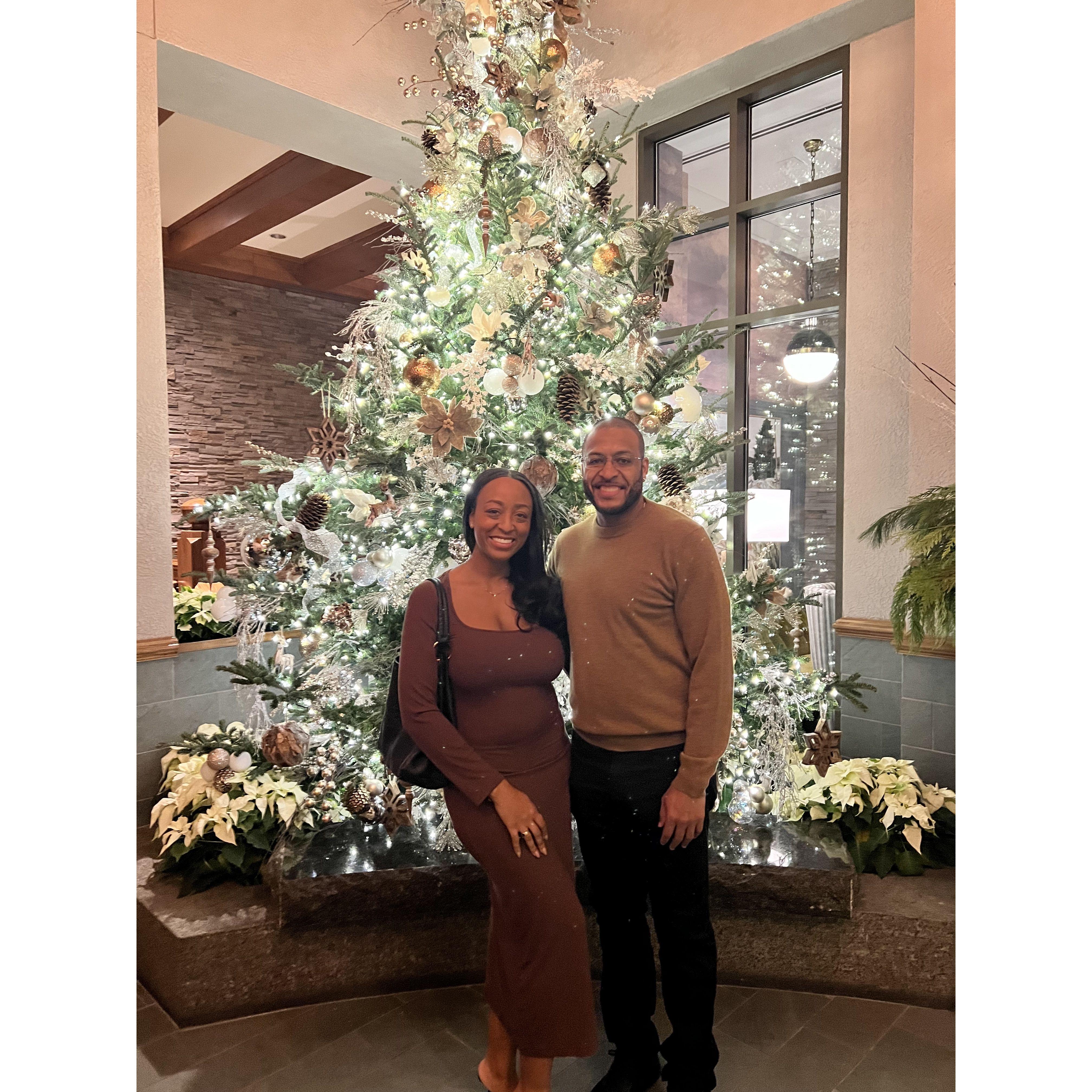 Our first holiday season together (and first of hopefully many cold-weather vacations) at the Lodge at Woodloch.