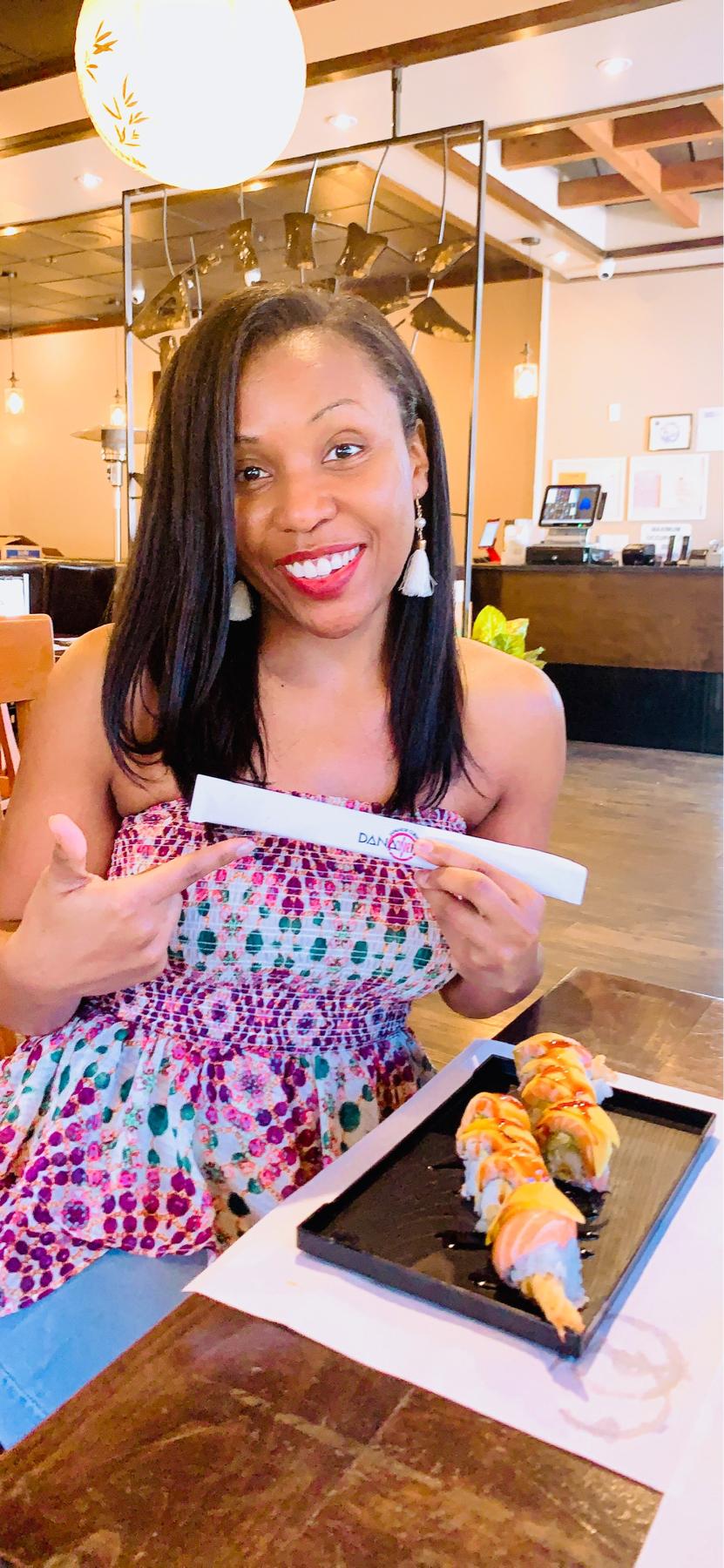 Dana's birthday party at Dana Kai sushi in Dana Point, CA 🌸