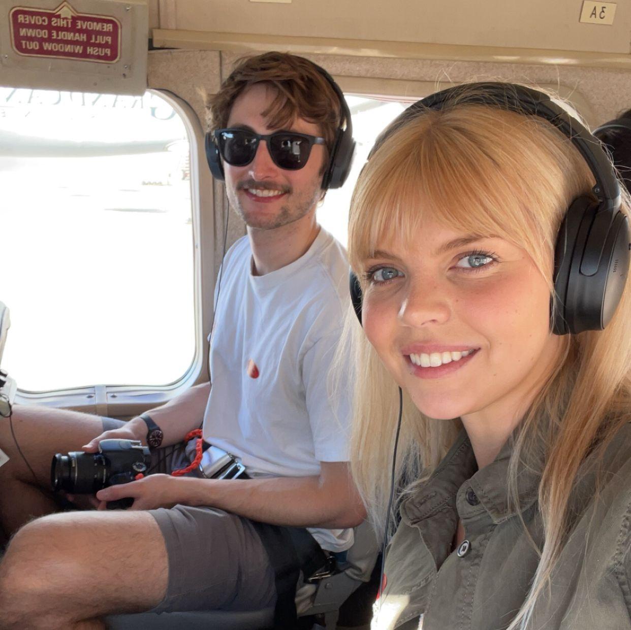 Flying over the Grand Canyon for Sam's 30th