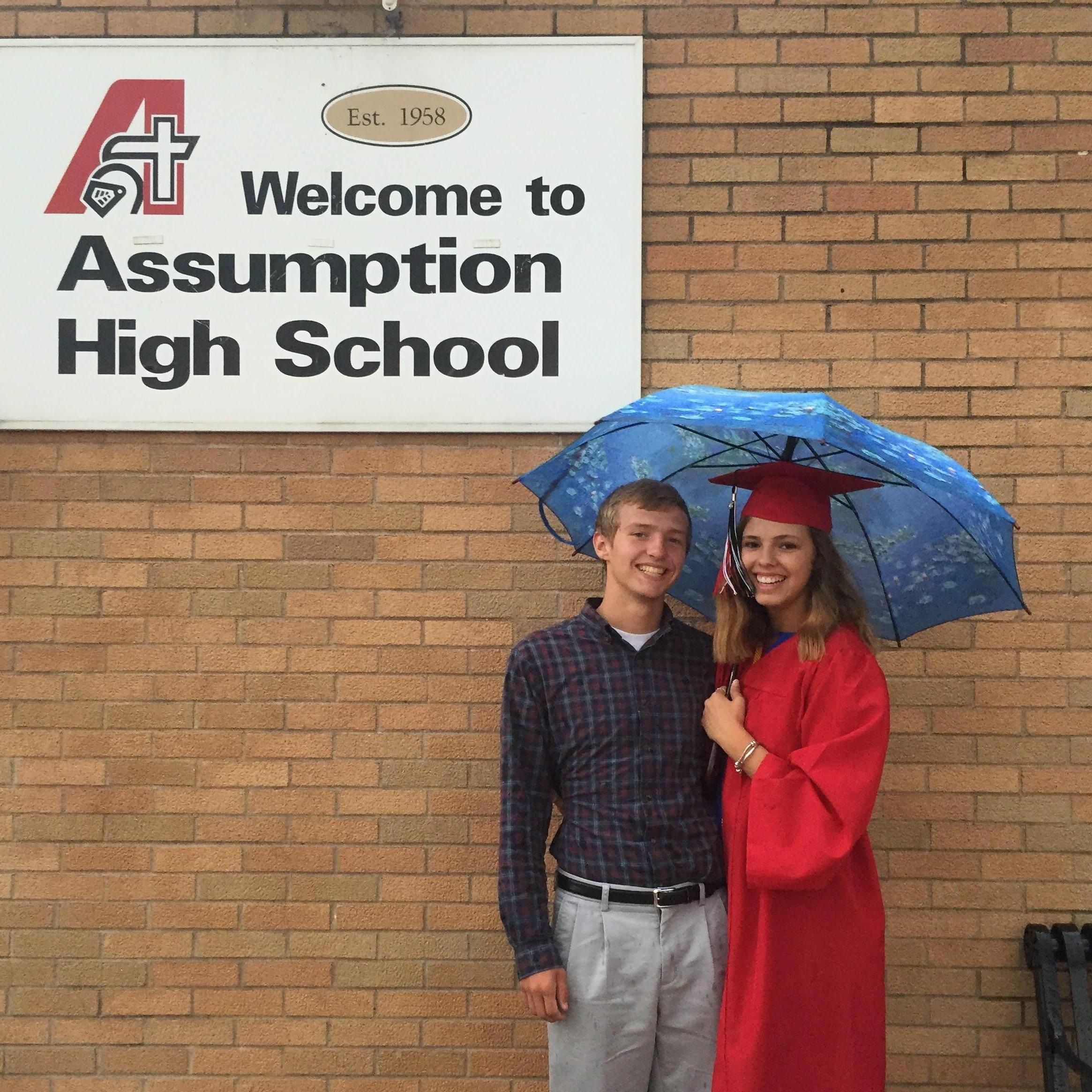 Ellie's high school graduation