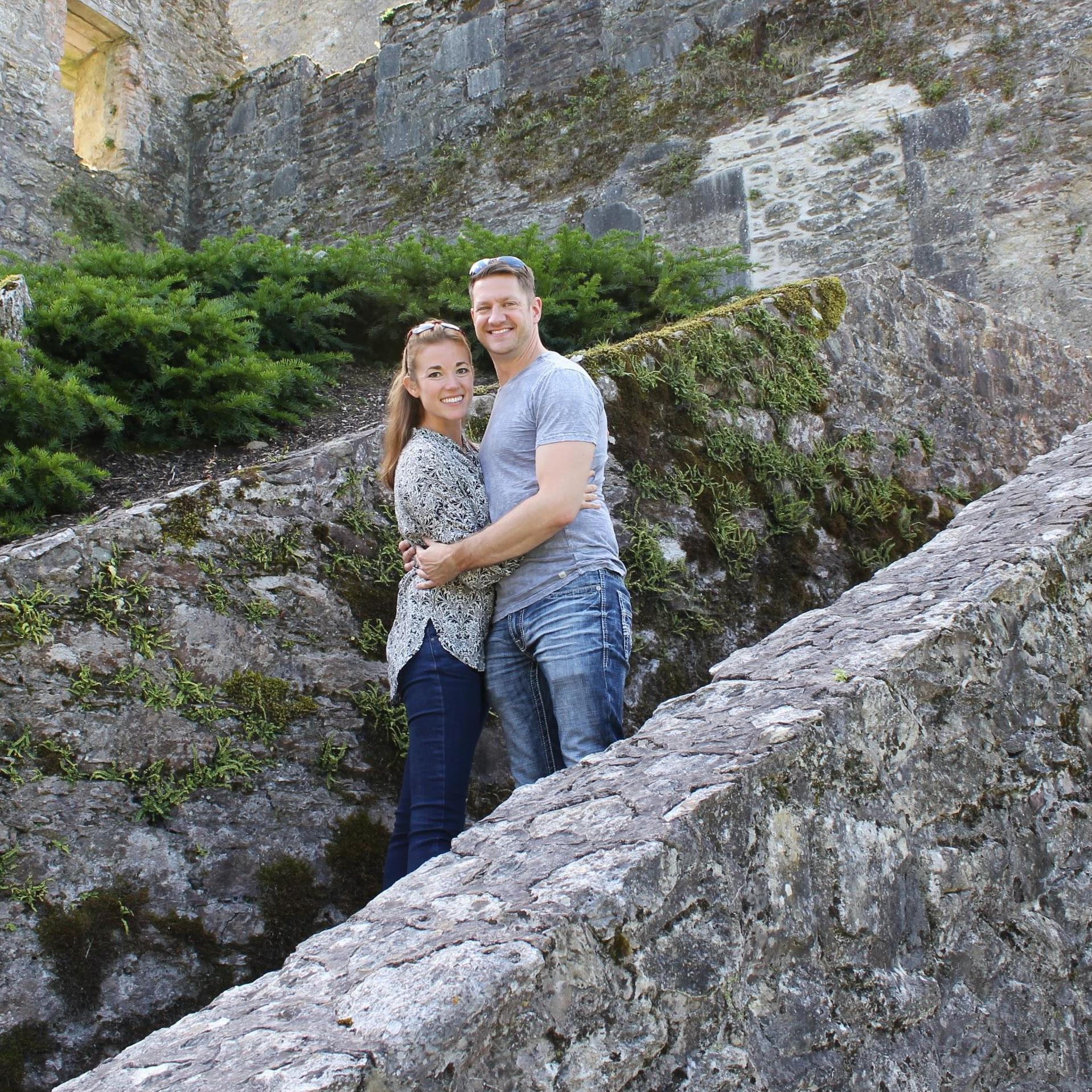 At the Blarney Castle in Ireland.