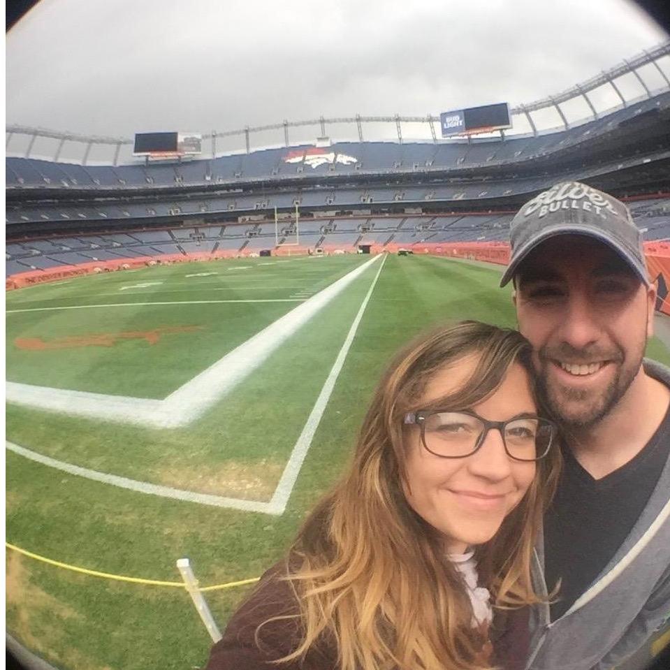 The Bronco's stadium tour was the beginning of our tradition. We were lucky enough to have toured it the year after they won the Super Bowl, so the Vikings fan was able to see his first trophy! :)