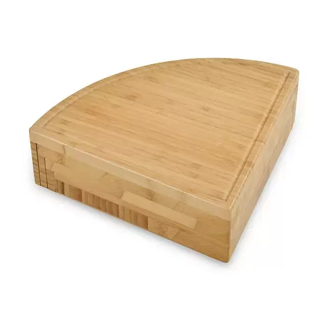 Compact Swivel Cheese Board with Knives