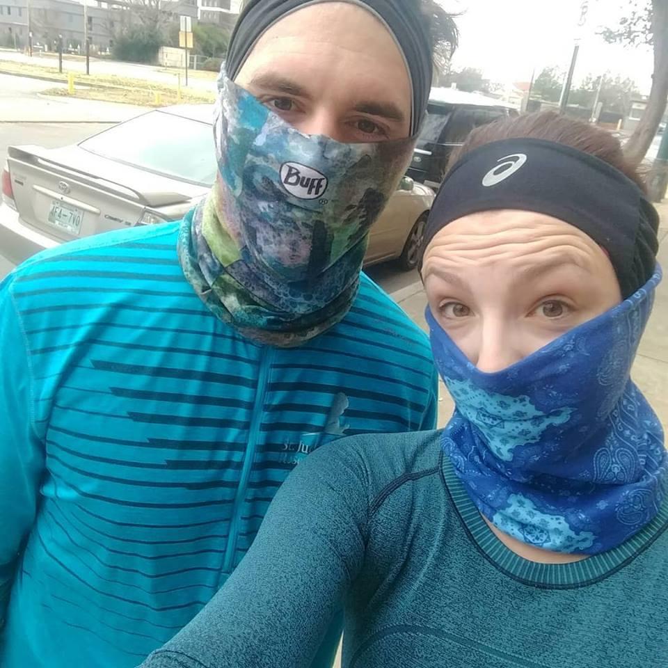 Sometimes I make him run with me