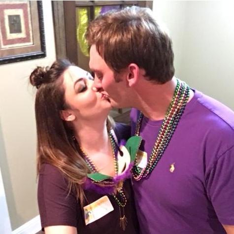 Happy Mardi Gras, we were 'officially' dating!
