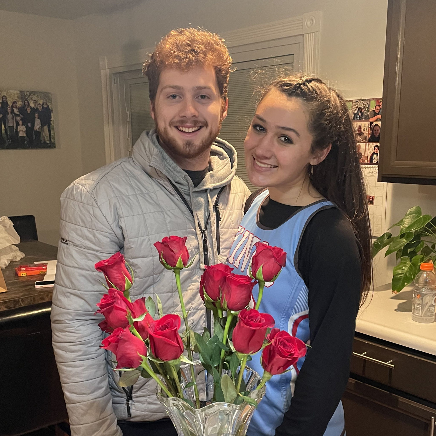 Our first photo! Maya's 17th birthday.