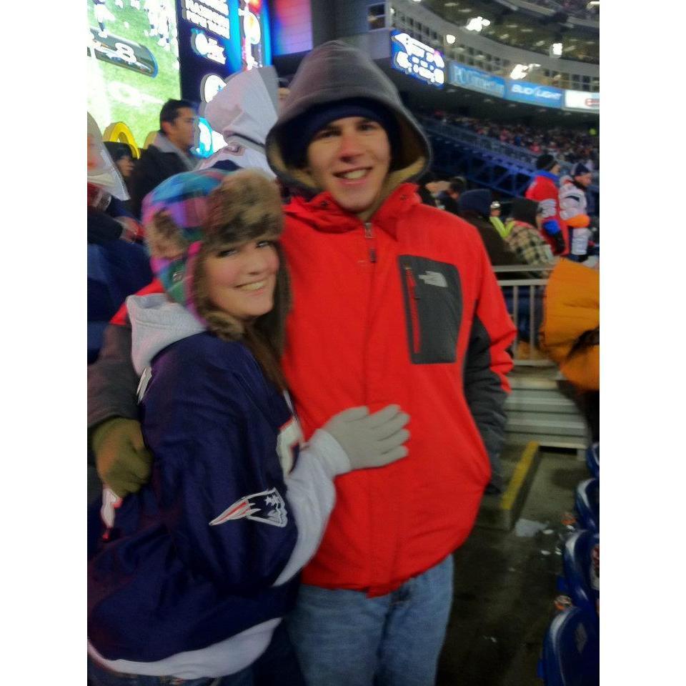 First playoff patriots game!