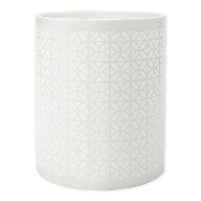 Felix Wastebasket in White