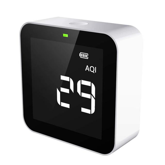 Temtop M10 Air Quality Monitor PM2.5 HCHO TVOC AQI Real-Time Indoor Air Pollution Detector