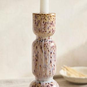 Reactive Glaze Ceramic Candle Holder