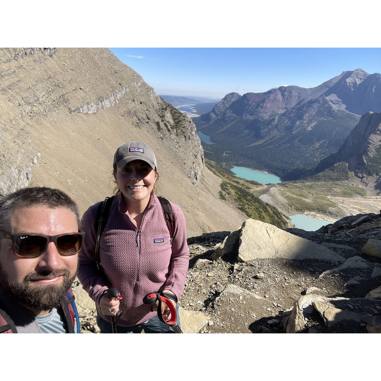 Grinnell Glacier Trail lakes, Glacier NP