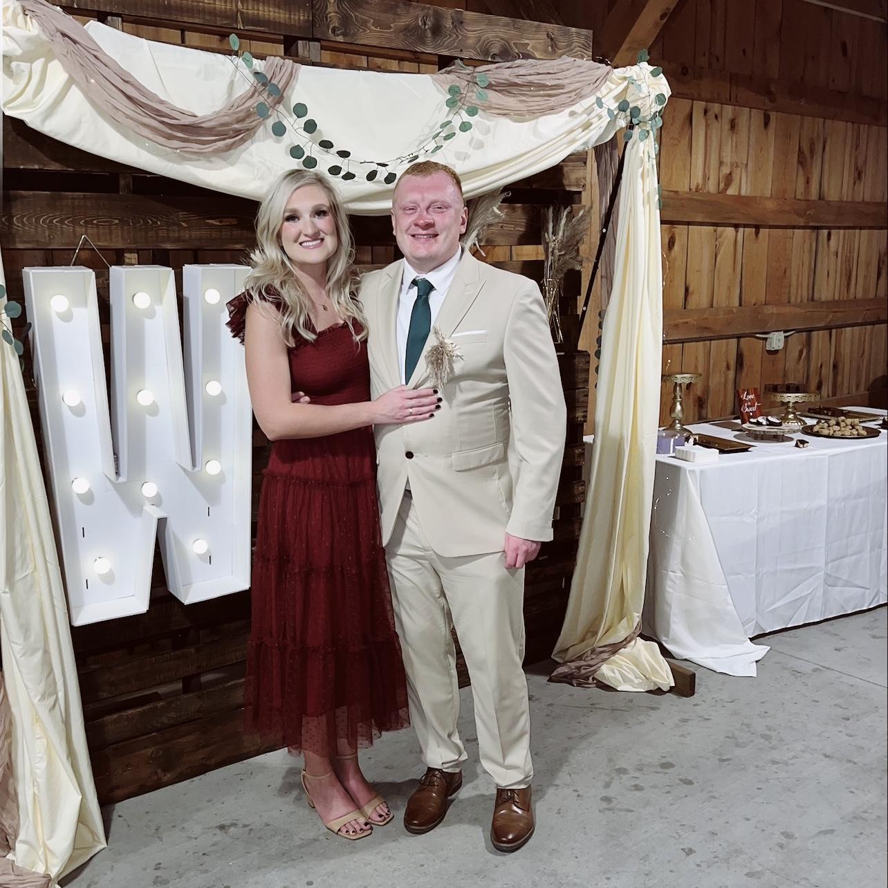 Celebrated at our friends wedding