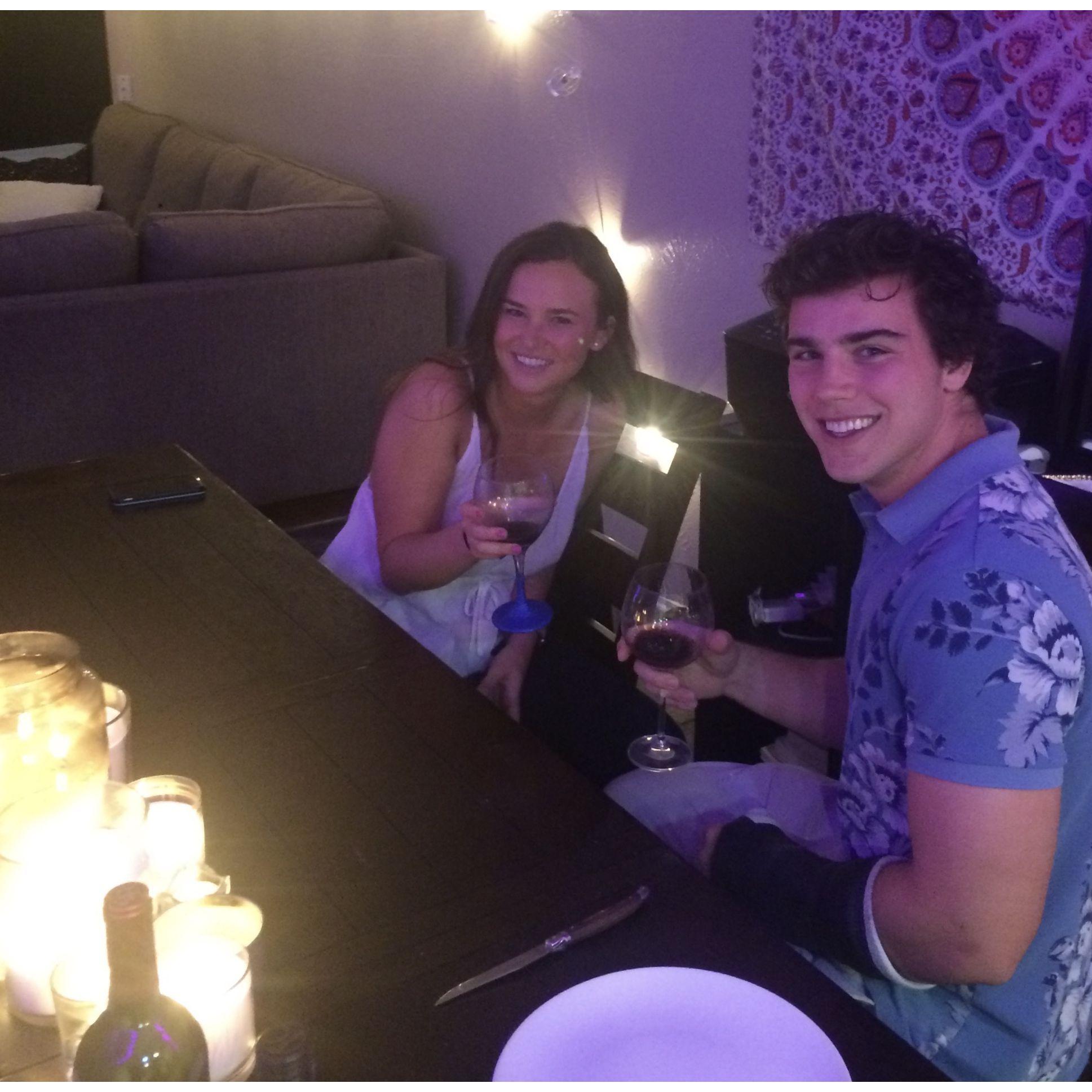 first date peep all the homemade candles circa 2017