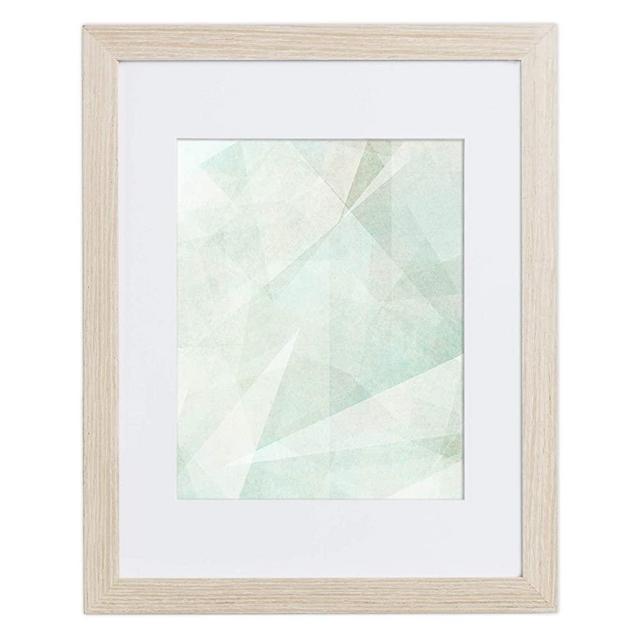 11x14 Picture Frame Natural Oak - Matted for 8x10 Photo, by EcoHome