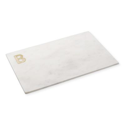 Marble & Brass Monogram Board, B