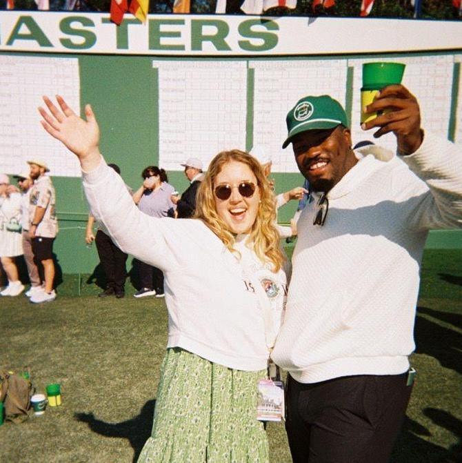 We went to the Masters together!!