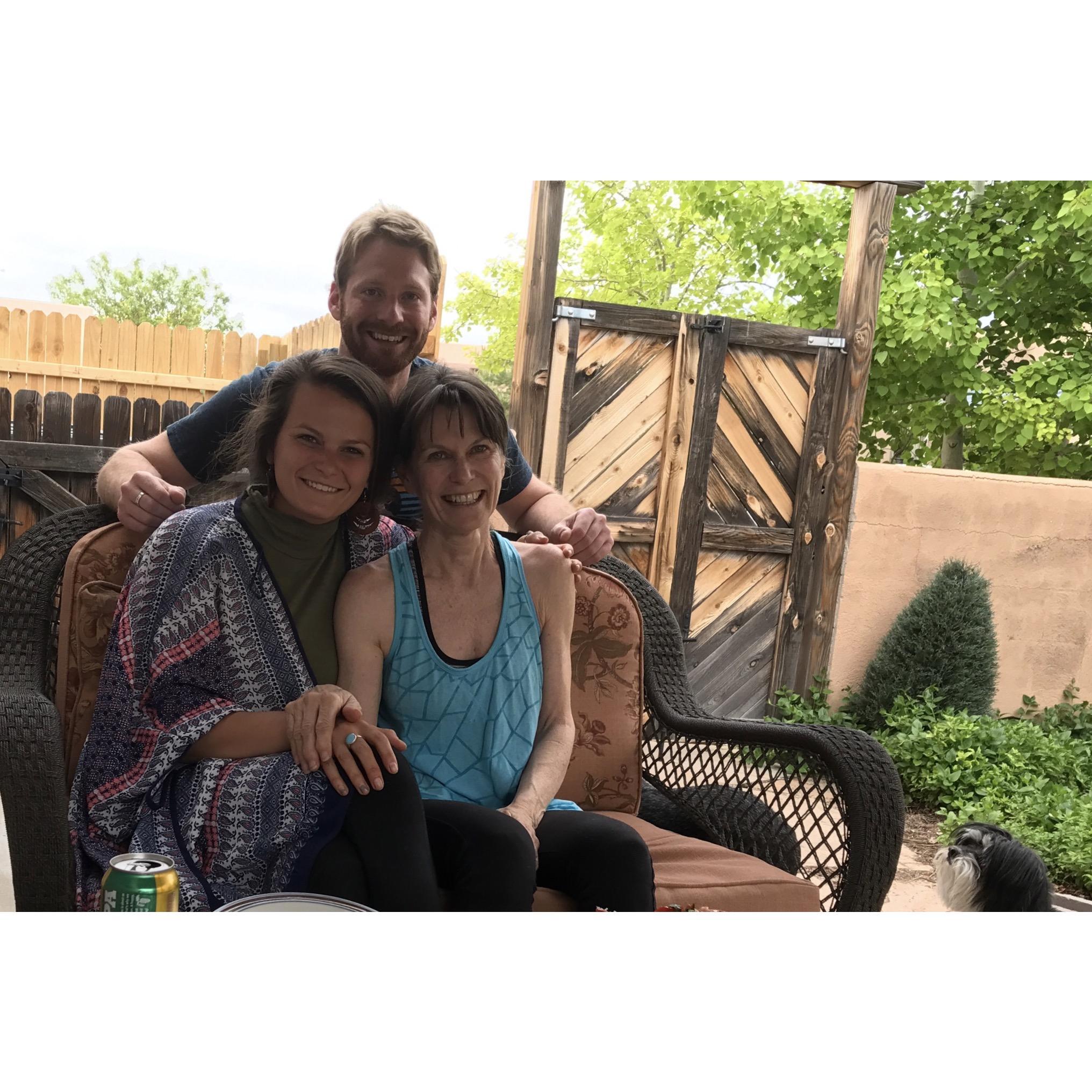 Surprised Rhonda for Mothers Day 2017 in Santa Fe, NM.