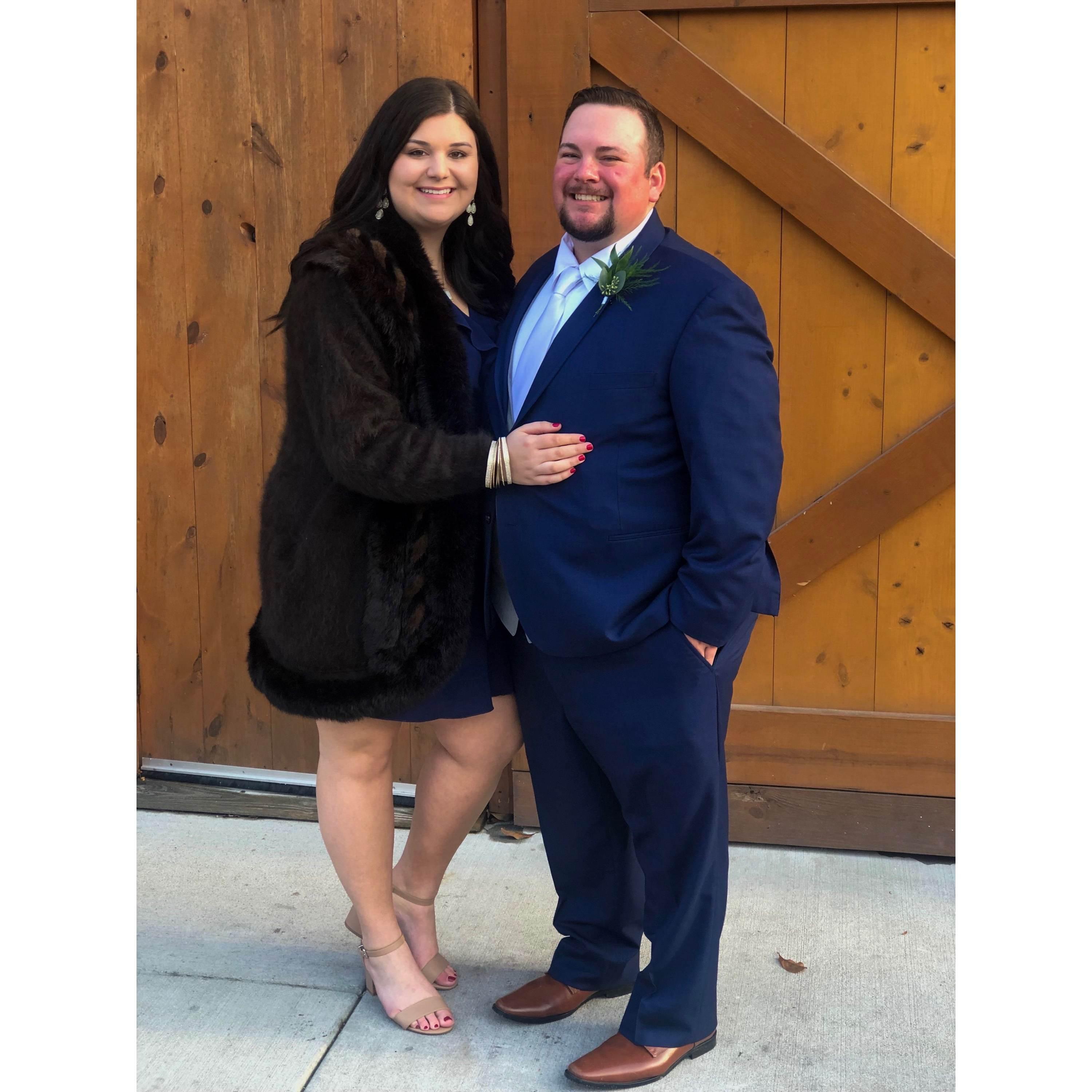 Our First Wedding Together. The Brattain Wedding!