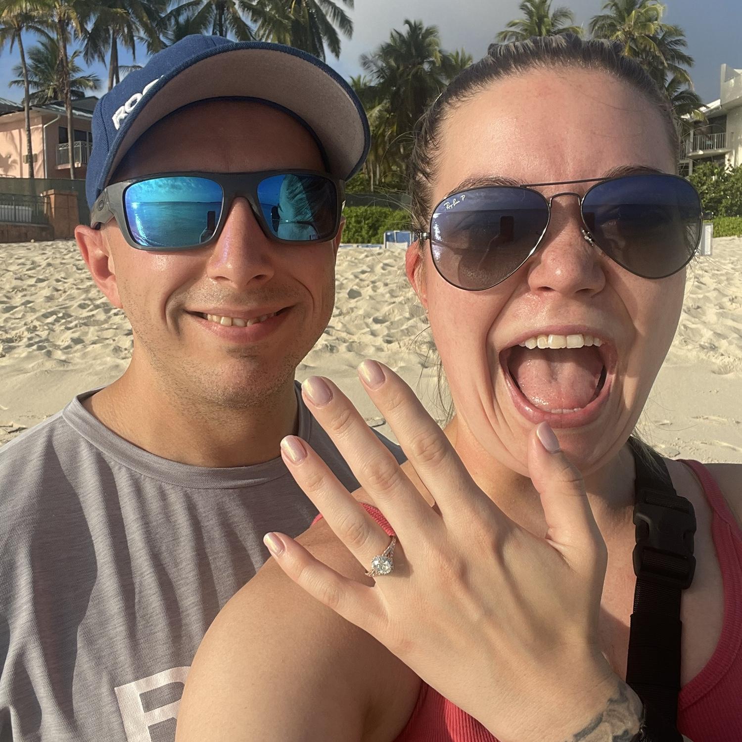 the moment after I said “yes!”