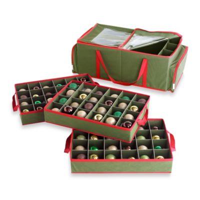 Real Simple® 3-Tray Holiday Ornament Storage