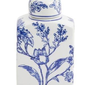 5x3x8.5 Ceramic Tulip Floral Chinoisere Jar With Lid | Home | TJ Maxx