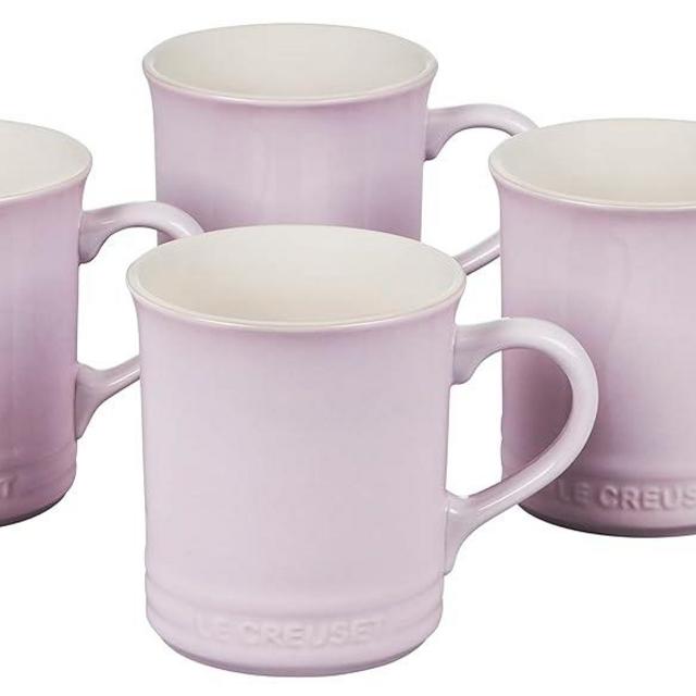 Le Creuset Stoneware 14oz. Mug, Set of 4, Shallot
