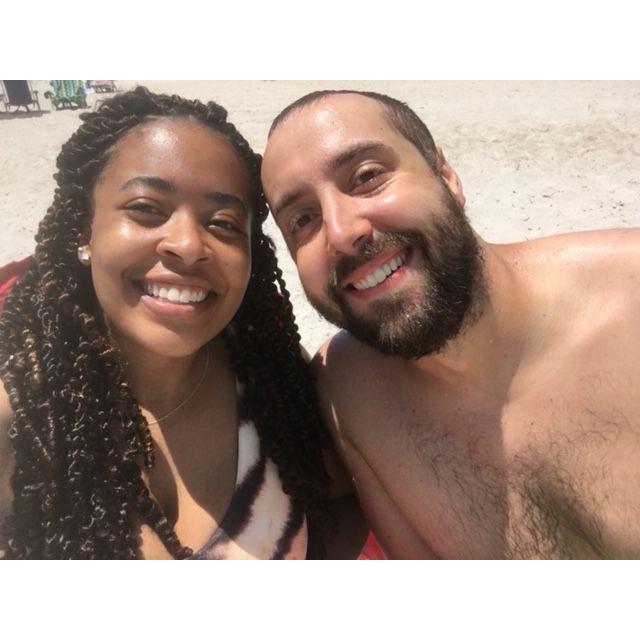 Our first beach trip together in 2020 at Carolina Beach!