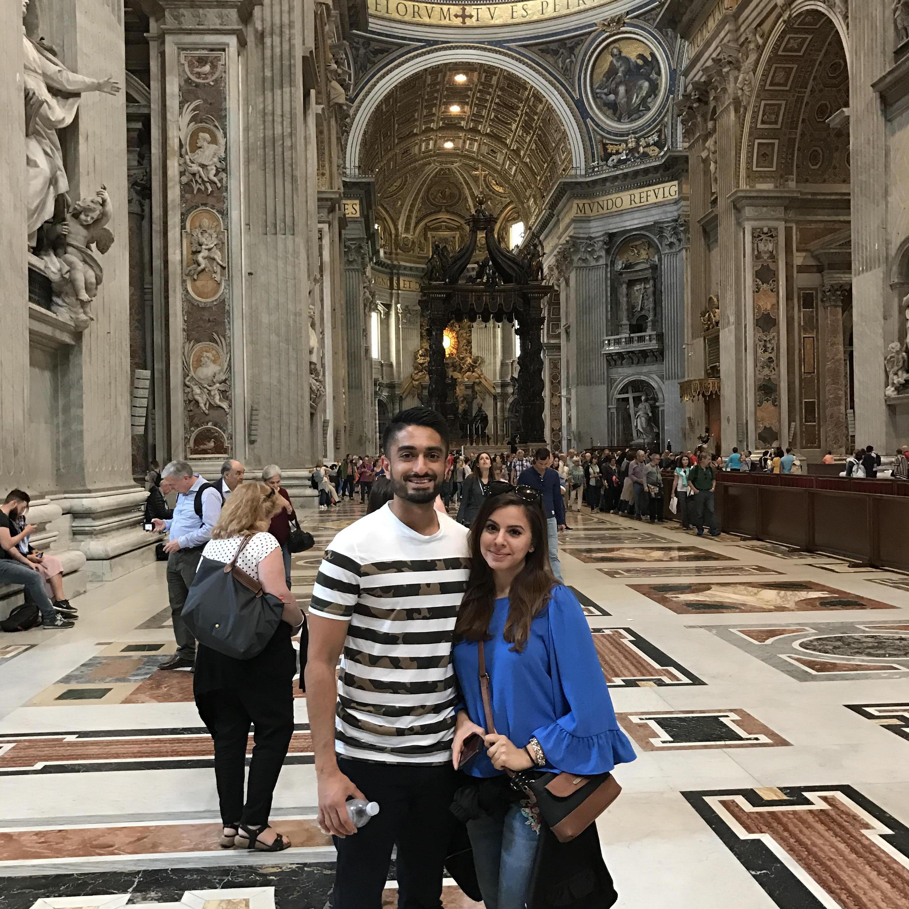 Our first trip abroad, to Italy!