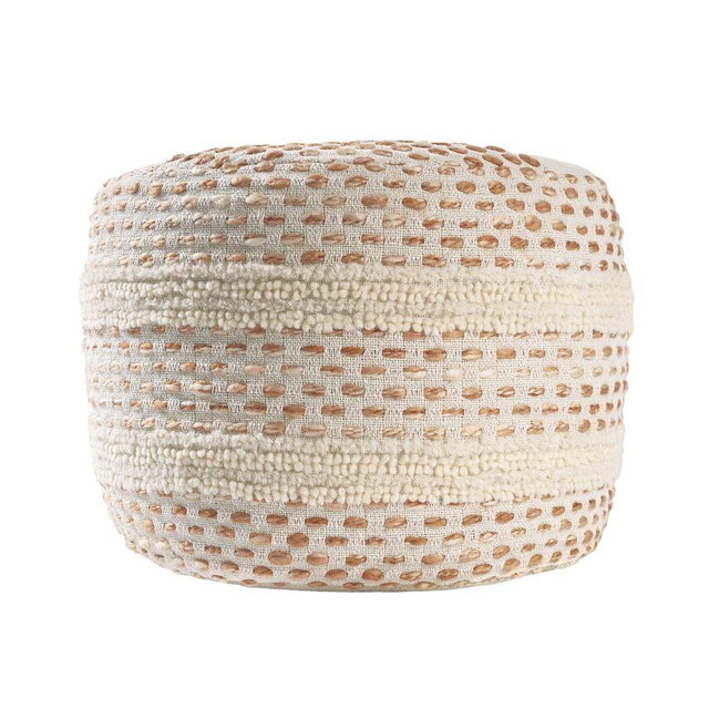 Adobe/Ivory Dash Pouf