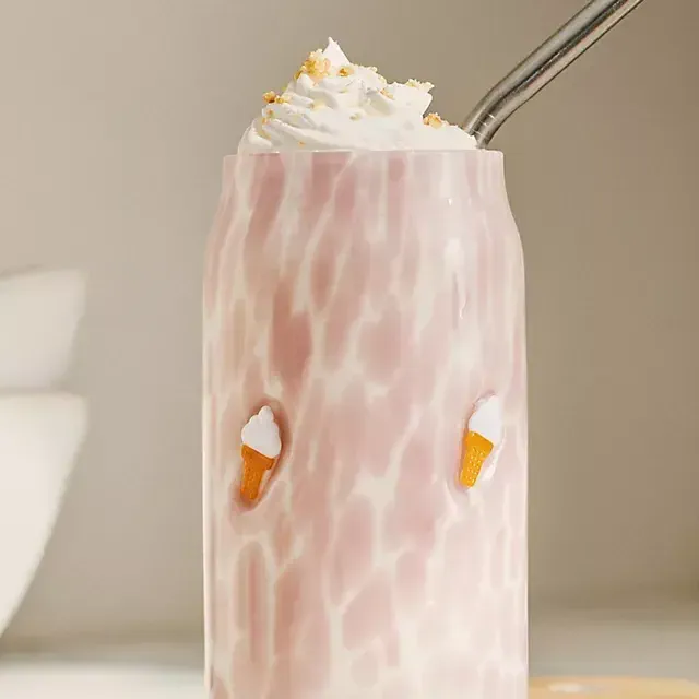 The Confetti Icon Juice Glass Tumbler with Lid